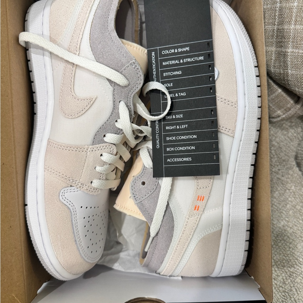 Nike Cream and Gray Sneakers